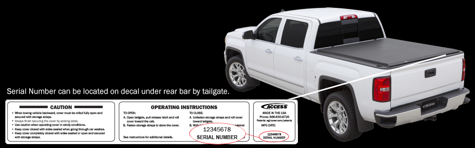 Where to find ACCESS serial number